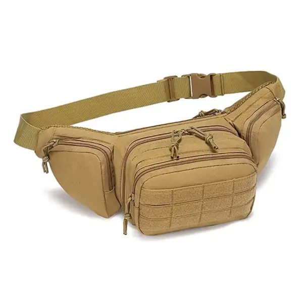 Bauchtasche mit Gurtband-Laschen und Seitentaschen
