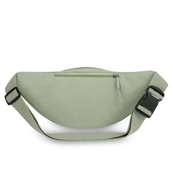 Bauchtasche Nylon mit Handyfach und Zugbändern am Reißverschluss
