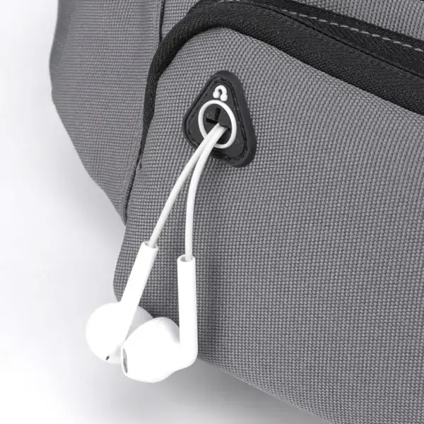 Bauchtasche Damen für die Reise mit Kopfhöreröffnung – Bild 3