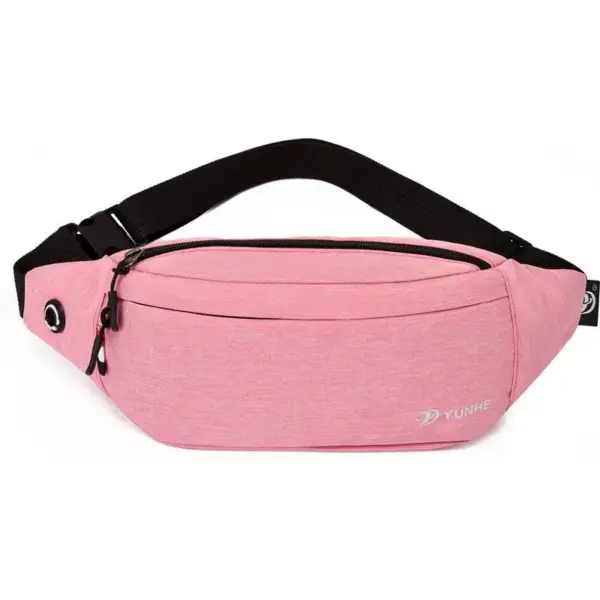 Bauchtasche Oxford schlicht mit Schnallengurt und Reißverschluss – Bild 2