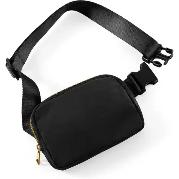 Bauchtasche Herren flach mit Steckschnalle und Reißverschluss – Bild 2