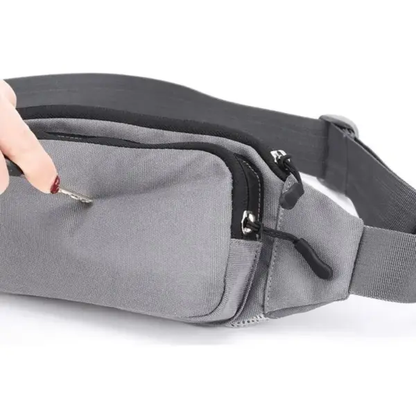 Bauchtasche Damen für die Reise mit Kopfhöreröffnung – Bild 4