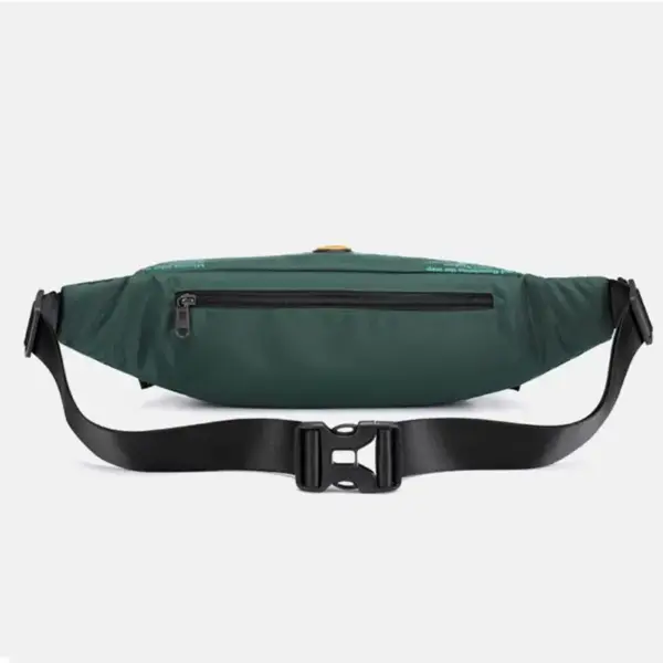 Bauchtasche Herren aus Nylon mit D-Ringen und Zippfächern – Bild 2