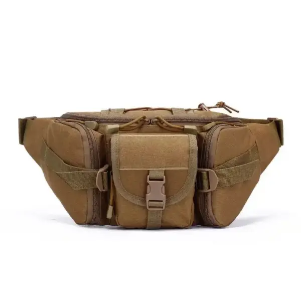 Bauchtasche Herren aus Nylon mit Außentaschen und Steckschnalle – Bild 2