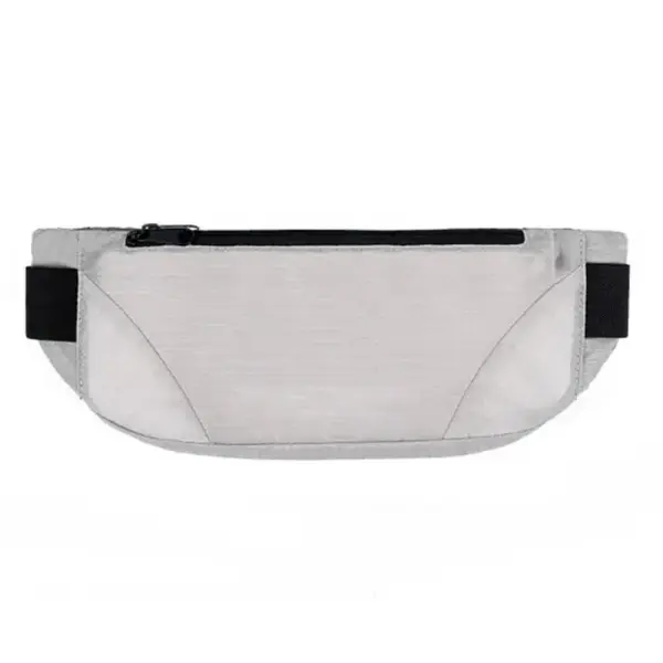 Bauchtasche zum Laufen für Damen, flach mit Reißverschluss – Bild 3