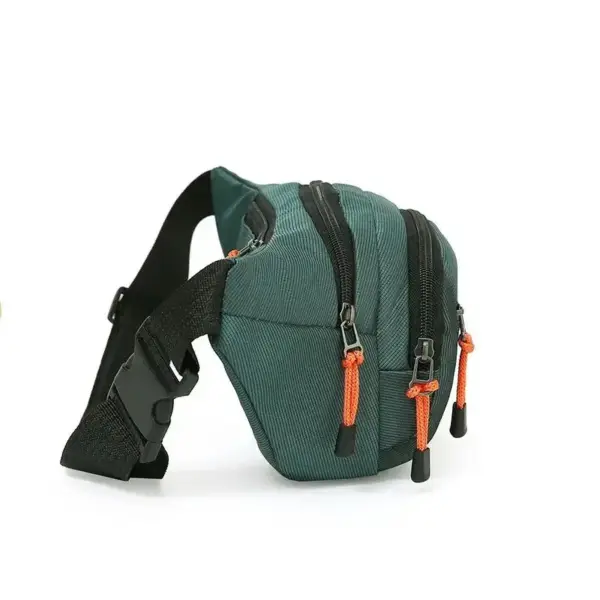 Bauchtasche Herren Sport mit Reißverschlussfächern und Schnalle – Bild 2