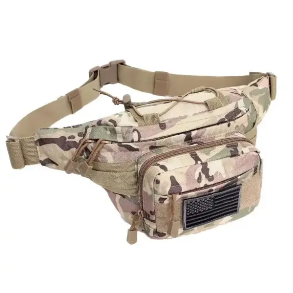 Diebstahlsichere Bauchtasche Herren mit Klettfläche und Schnallen – Bild 5