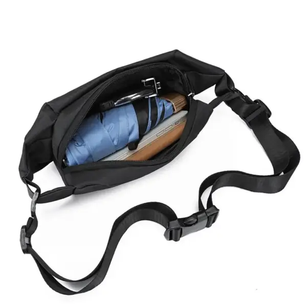 Crossbody Bauchtasche Damen mit schrägem Reißverschluss – Bild 5