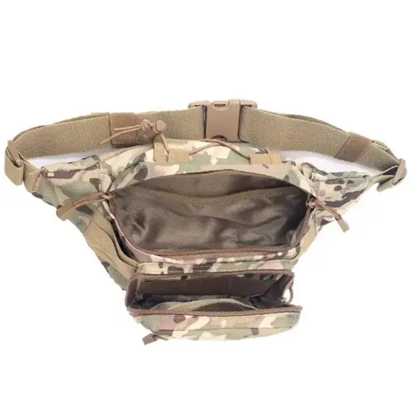 Diebstahlsichere Bauchtasche Herren mit Klettfläche und Schnallen – Bild 6