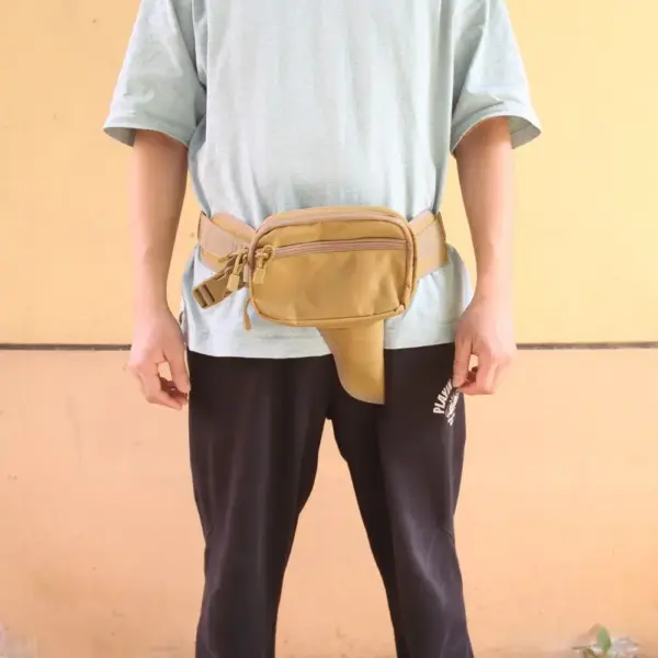 Bauchtasche Herren Outdoor mit verlängertem Seitenfach – Bild 2